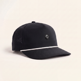 Roped Trucker: Black with White